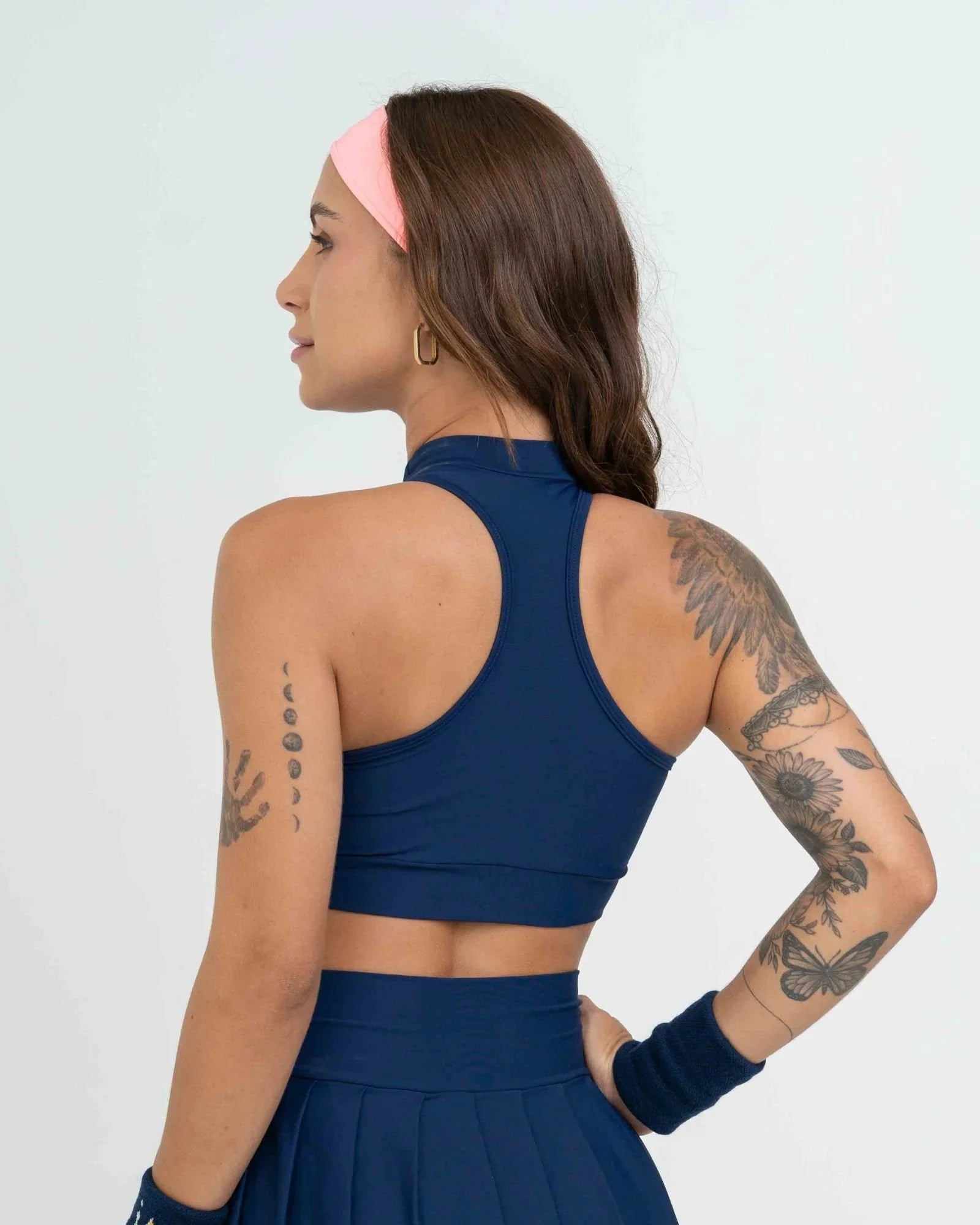 Top Fitness Aline Azul Marinho - Maré Maria moda fitness