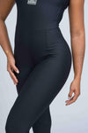 Macacão fitness Classico Preto compressão - Maré Maria moda fitness