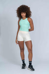 Blusa Fitness Casual Charlote Verde Menta compressão - Maré Maria moda fitness