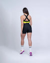Top fitness Corrida Verde Citrine com compressão - Maré Maria moda fitness