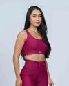 Top Match Fitness Rouge - Maré Maria moda fitness