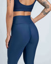 Calça Legging Slim Match Point Azul Marinho - Maré Maria moda fitness