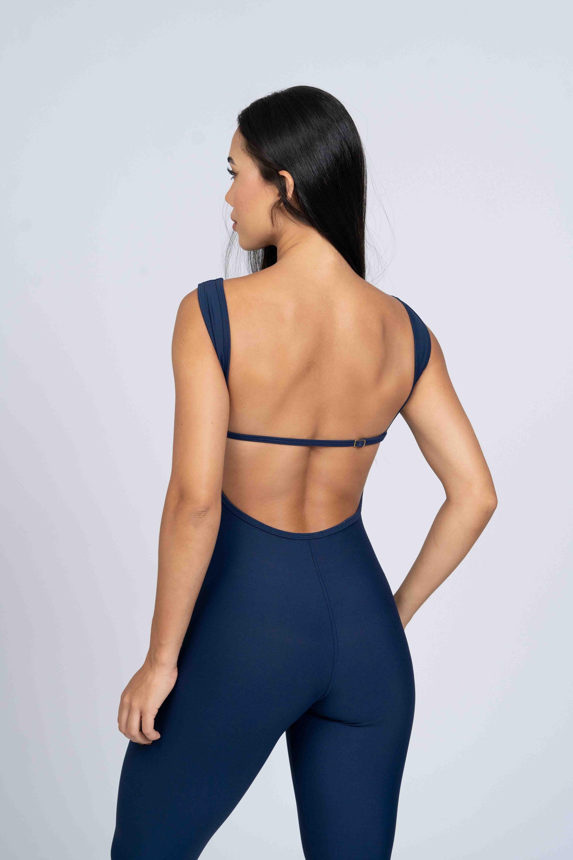 Macacão Fitness Clássico Azul Marinho - Maré Maria moda fitness