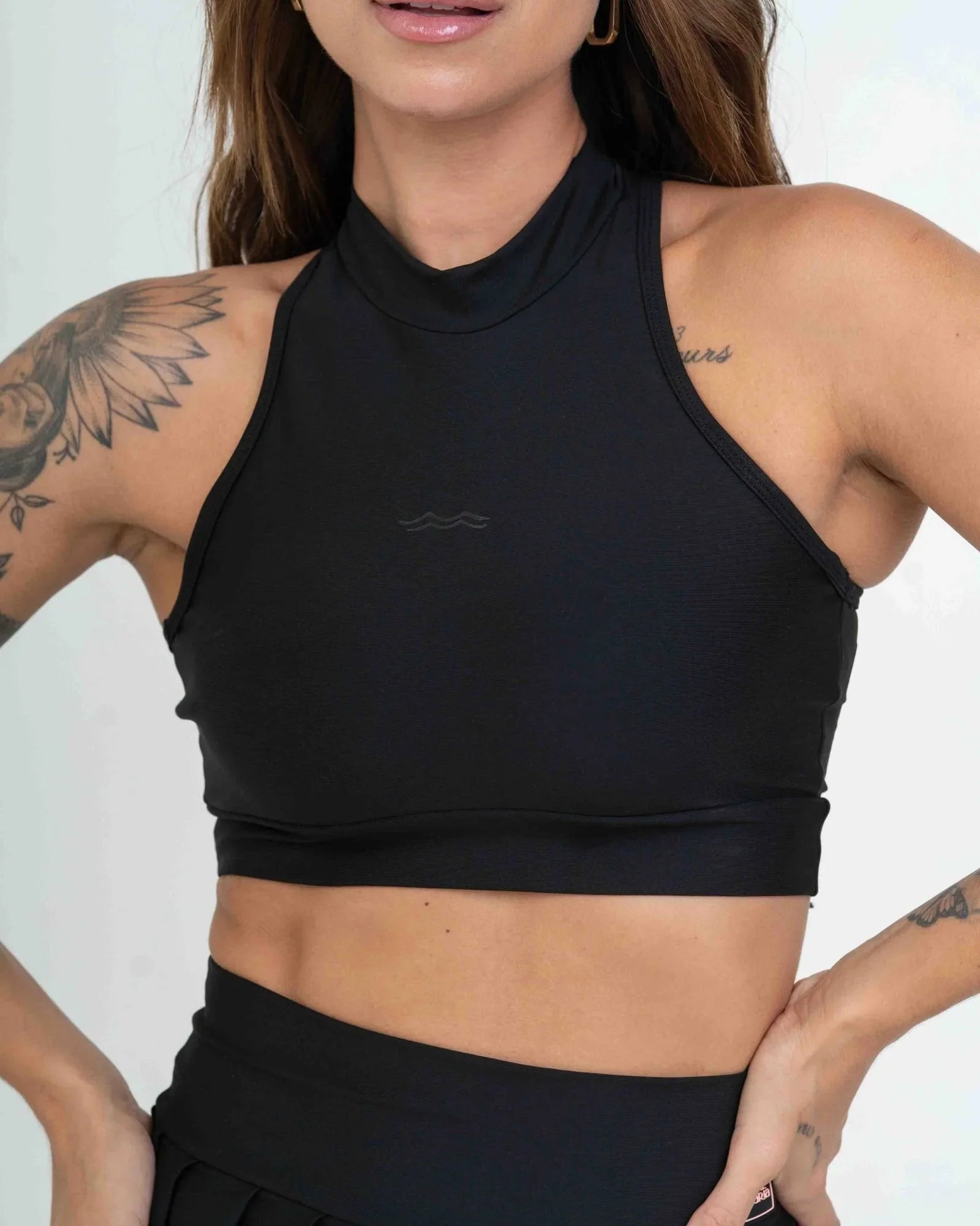 Top Fitness Aline Super Black - Maré Maria moda fitness
