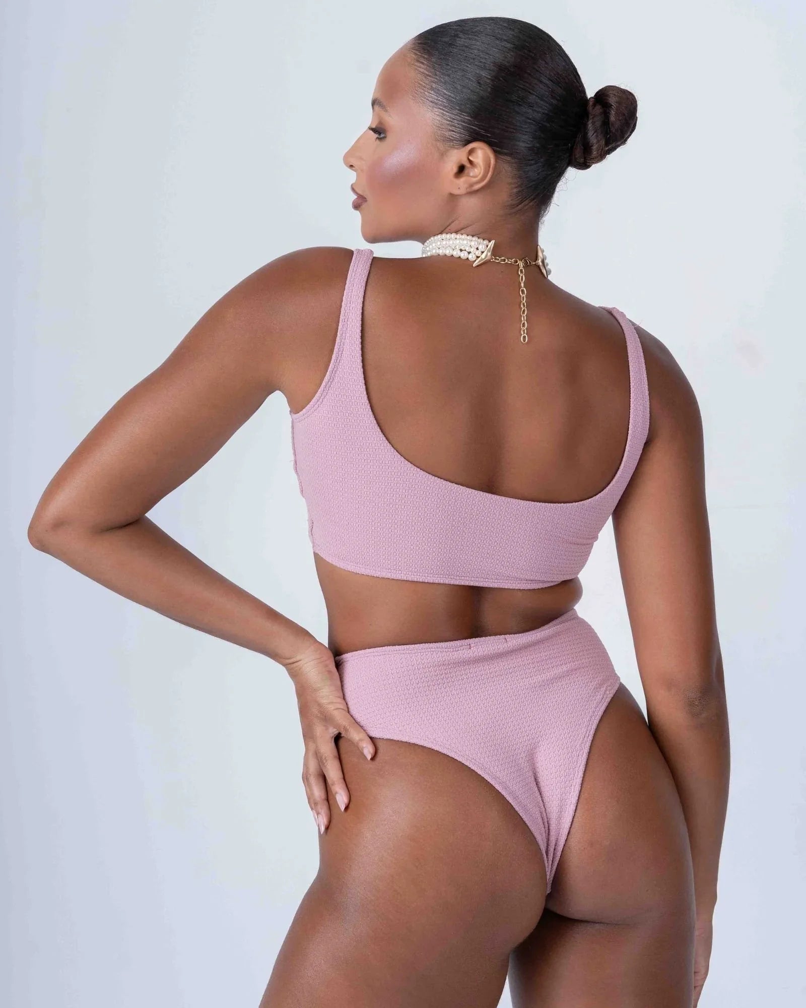 Calcinha Hot Pant Rosa Glam - Maré Maria moda fitness