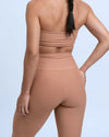 Calça Legging Fitness Slim Mocha Mousse - Maré Maria moda fitness