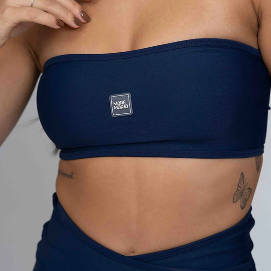 Top Faixa Tomara que caia Allure - Maré Maria moda fitness