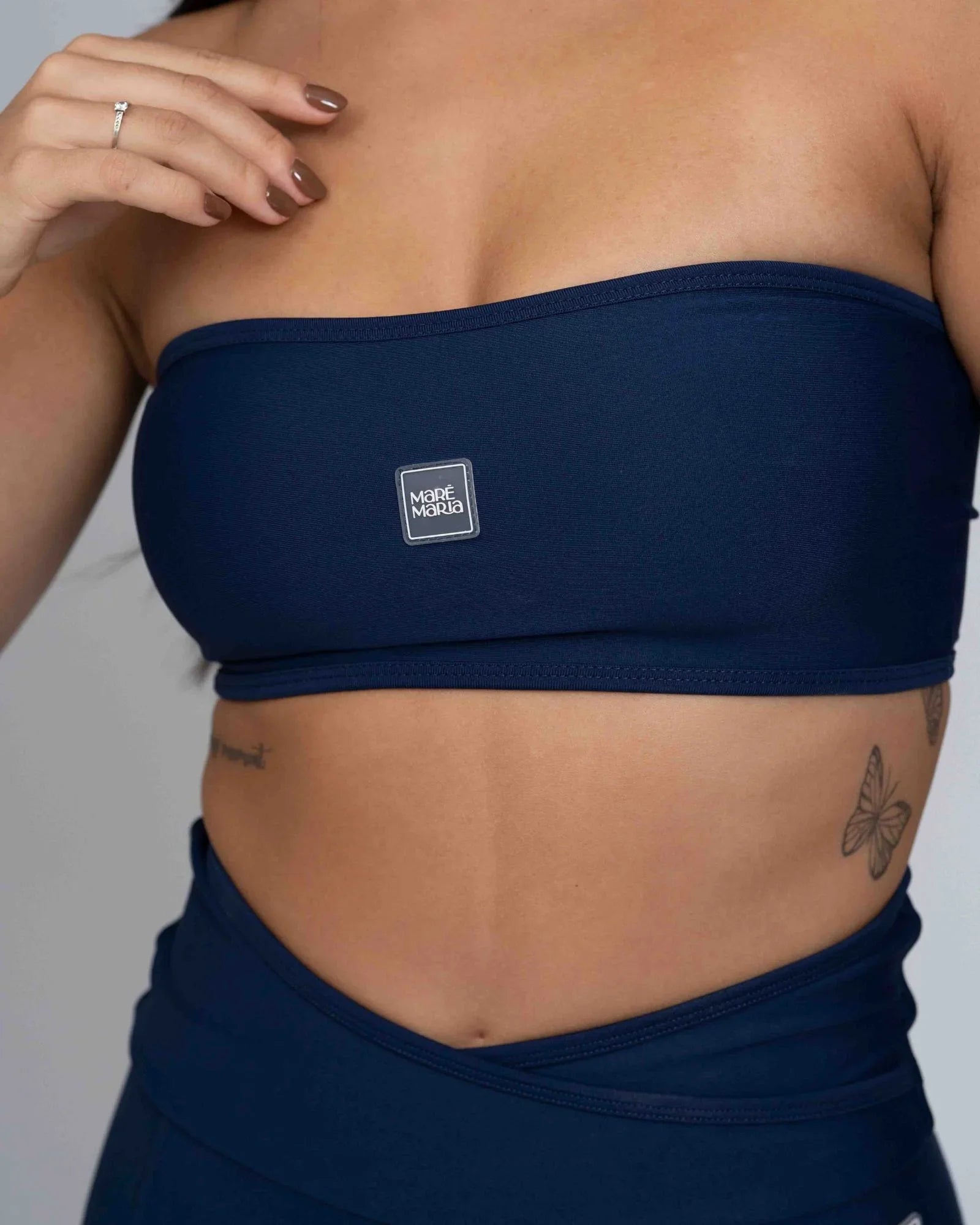 Top Faixa Tomara que caia Allure - Maré Maria moda fitness