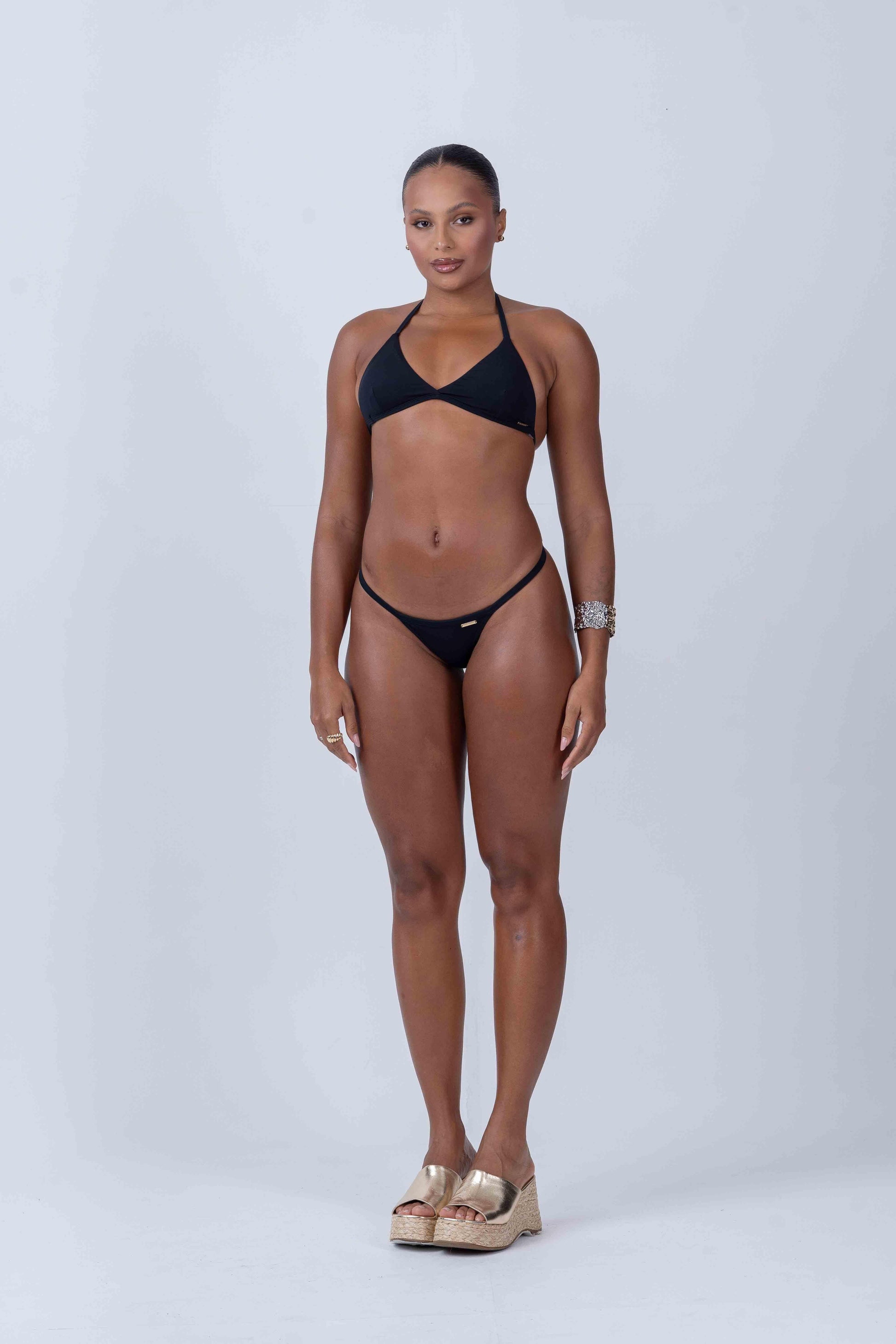 Top Cortininha Fixo Preto - Maré Maria moda fitness