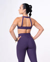 Calça Classic Violeta Compressão com bolso - Maré Maria moda fitness