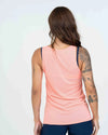 Regata Fitness Ella Coral com Azul Marinho - Maré Maria moda fitness