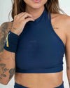 Top Fitness Aline Azul Marinho - Maré Maria moda fitness