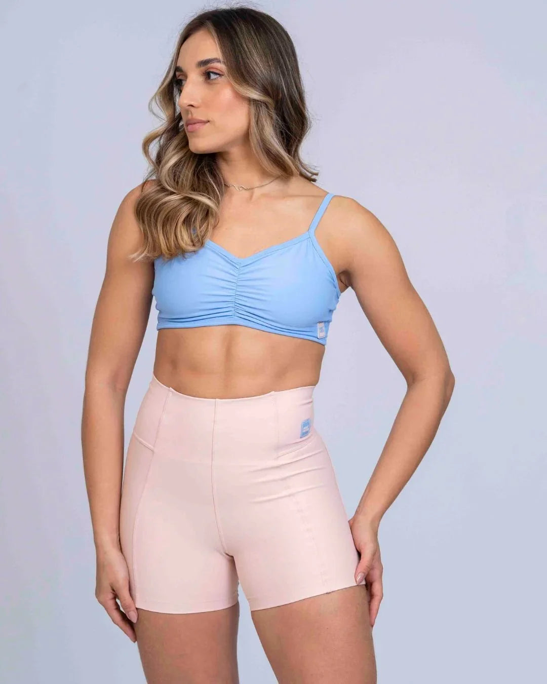 Top Fitness Fresh Azul Serenity - Maré Maria moda fitness