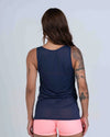 Regata Fitness Ella Azul Marinho com Coral - Maré Maria moda fitness