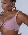 Top de Lacinho Rosa Glam - Maré Maria moda fitness