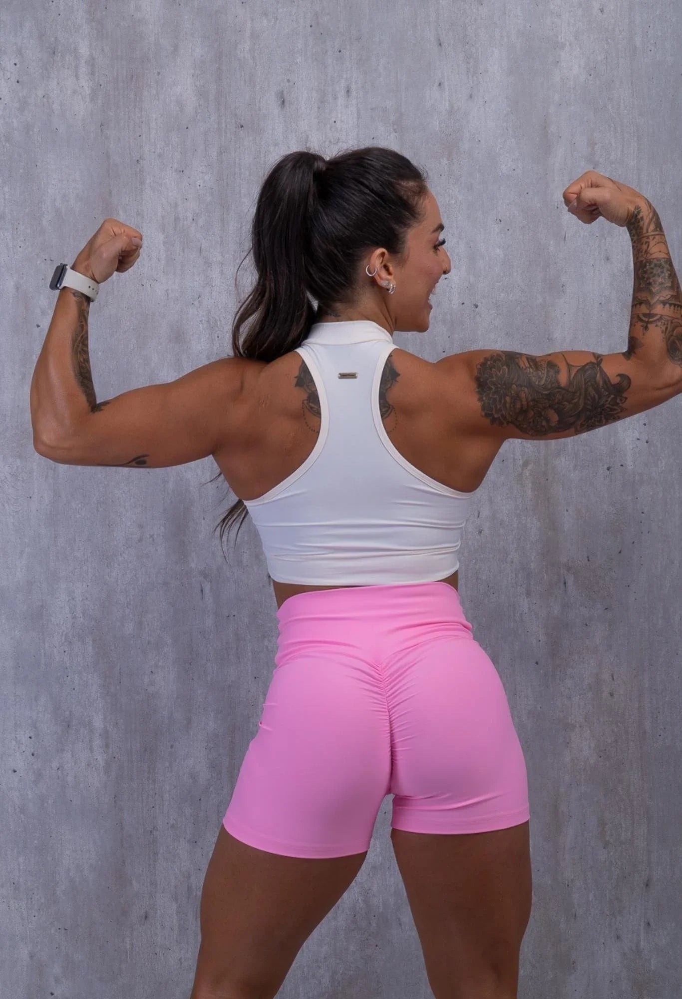 Top Fitness Aline Off White - Maré Maria moda fitness