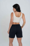 Bermuda Street Moletinho Preta - Maré Maria moda fitness