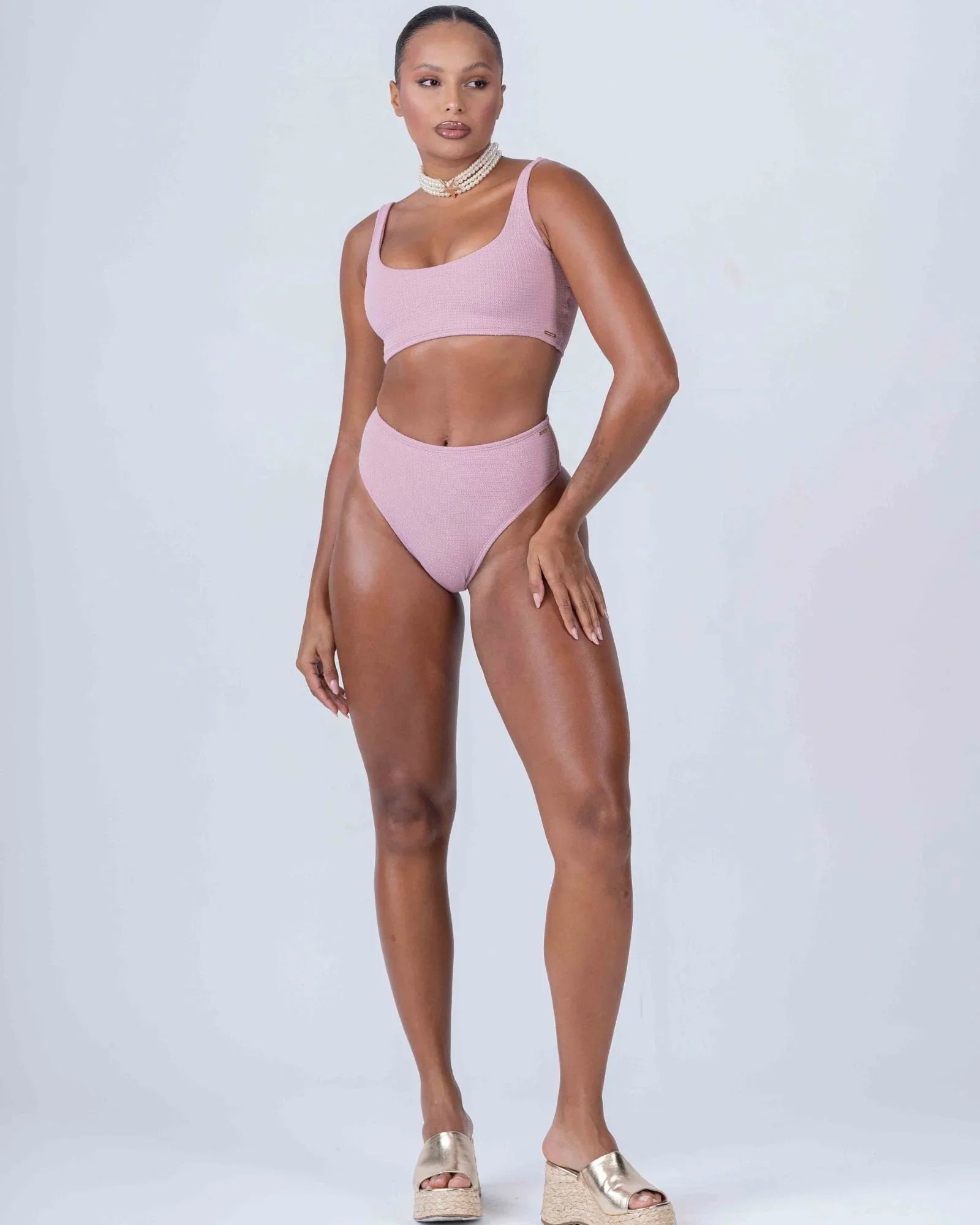 Top Summer Rosa Glam - Maré Maria moda fitness