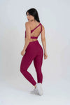 Legging Classic Rouge compressão sem empina bumbum - Maré Maria moda fitness
