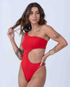 Maiô Assimétrico Pitaya - Maré Maria moda fitness