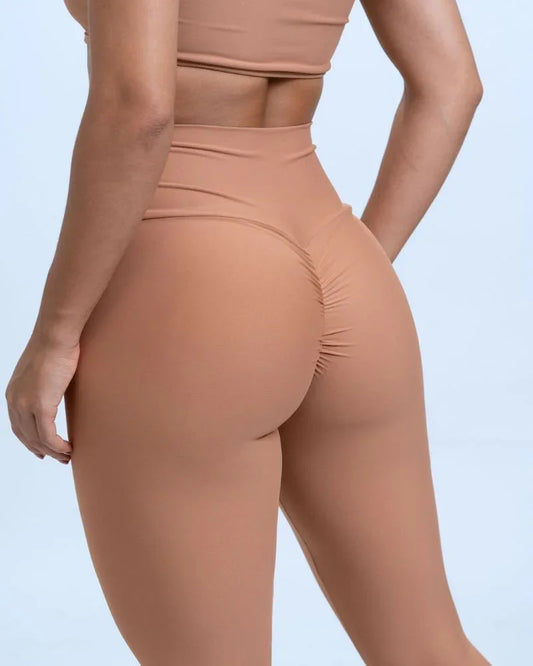 Calça Legging Fitness Slim Mocha Mousse - Maré Maria moda fitness