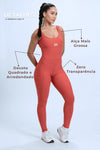 Macacão Fitness Clássico Páprica - Maré Maria moda fitness