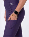 Calça Classic Violeta Compressão com bolso - Maré Maria moda fitness