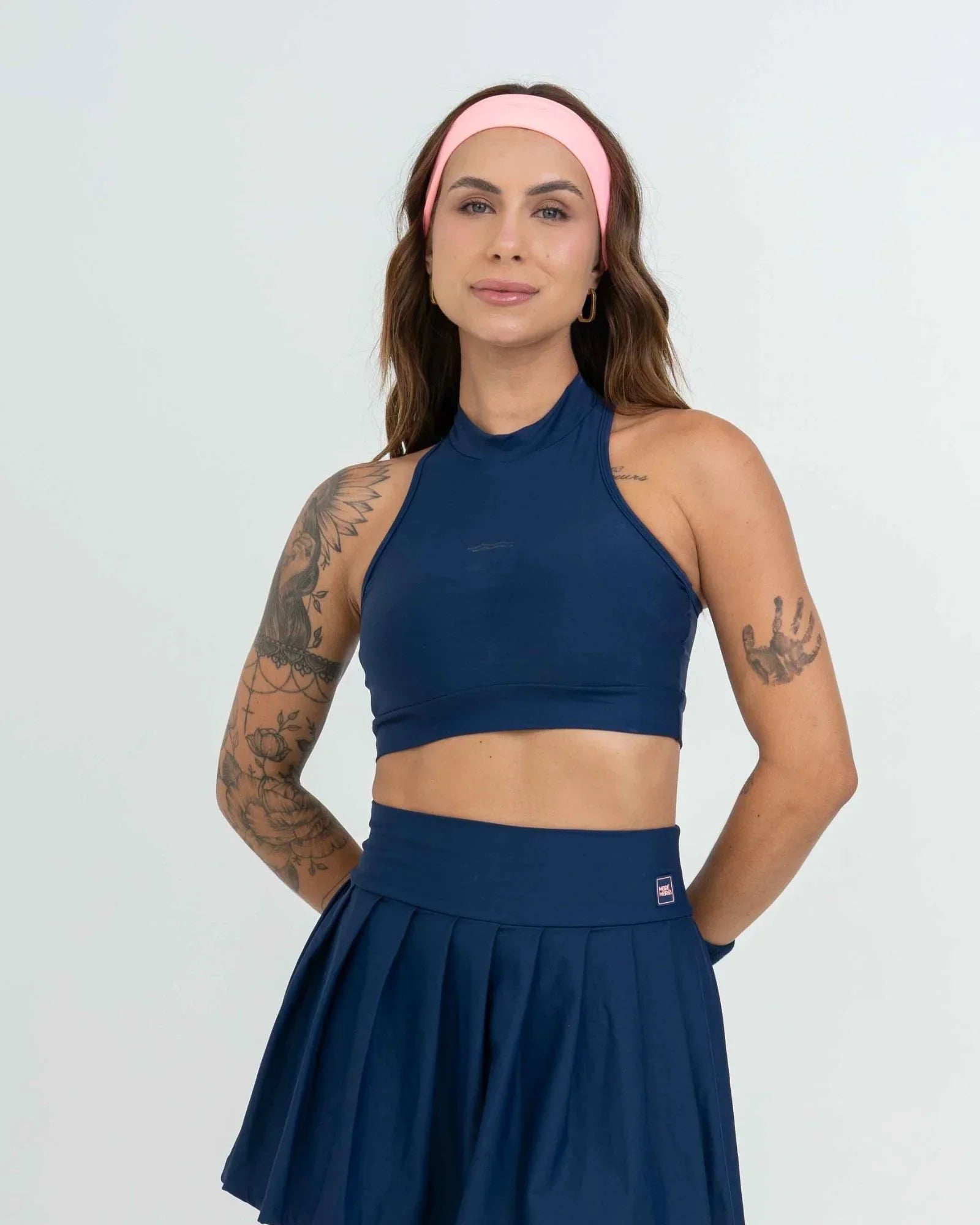 Top Fitness Aline Azul Marinho - Maré Maria moda fitness