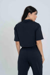 Dueto de Cropped Mach Preto com Luna - Maré Maria moda fitness