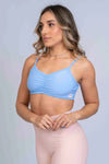 Top Fitness Fresh Azul Serenity - Maré Maria moda fitness