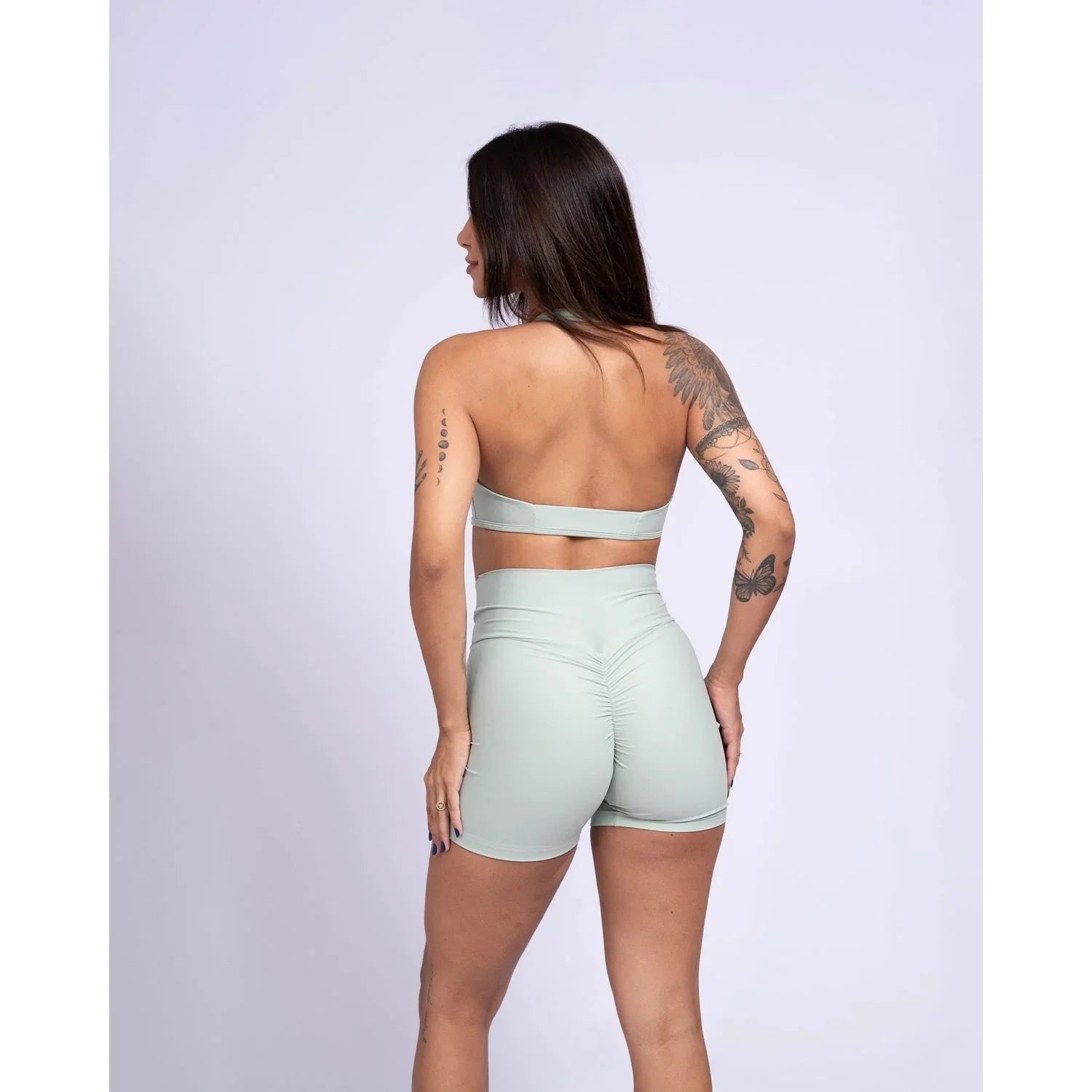 Top Fitness Nala Verde Aloe Frente Unica - Maré Maria moda fitness