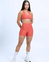 Short Classic Páprica compressão sem empina bumbum - Maré Maria moda fitness