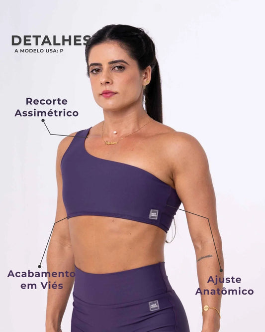 Top Fitness Mih Violeta - Maré Maria moda fitness