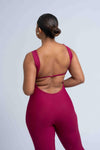 Macacão Fitness Clássico Rouge Compressão - Maré Maria moda fitness
