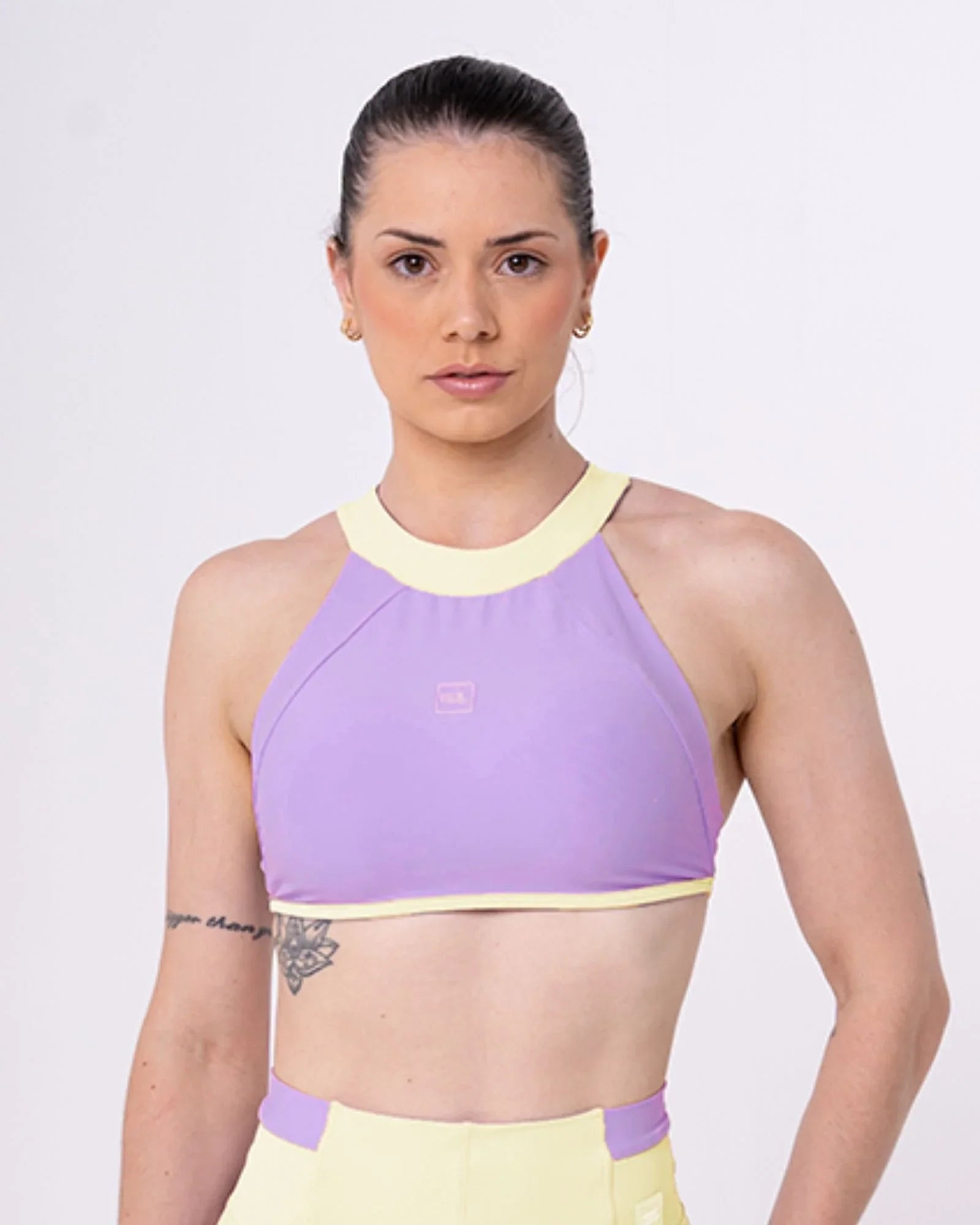 Top Fitness Madu Duo Lavanda com Chá Verde - Maré Maria moda fitness