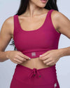 Top Match Fitness Rouge - Maré Maria moda fitness
