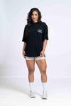 Blusão Oversized "Ai de mim se não fosse eu" com gola - Maré Maria moda fitness