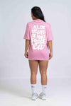 Blusão Oversized "Ai de mim se não fosse eu" com gola - Maré Maria moda fitness