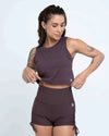 Regata Cropped Moletinho - Maré Maria moda fitness