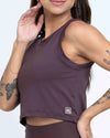 Regata Cropped Moletinho - Maré Maria moda fitness