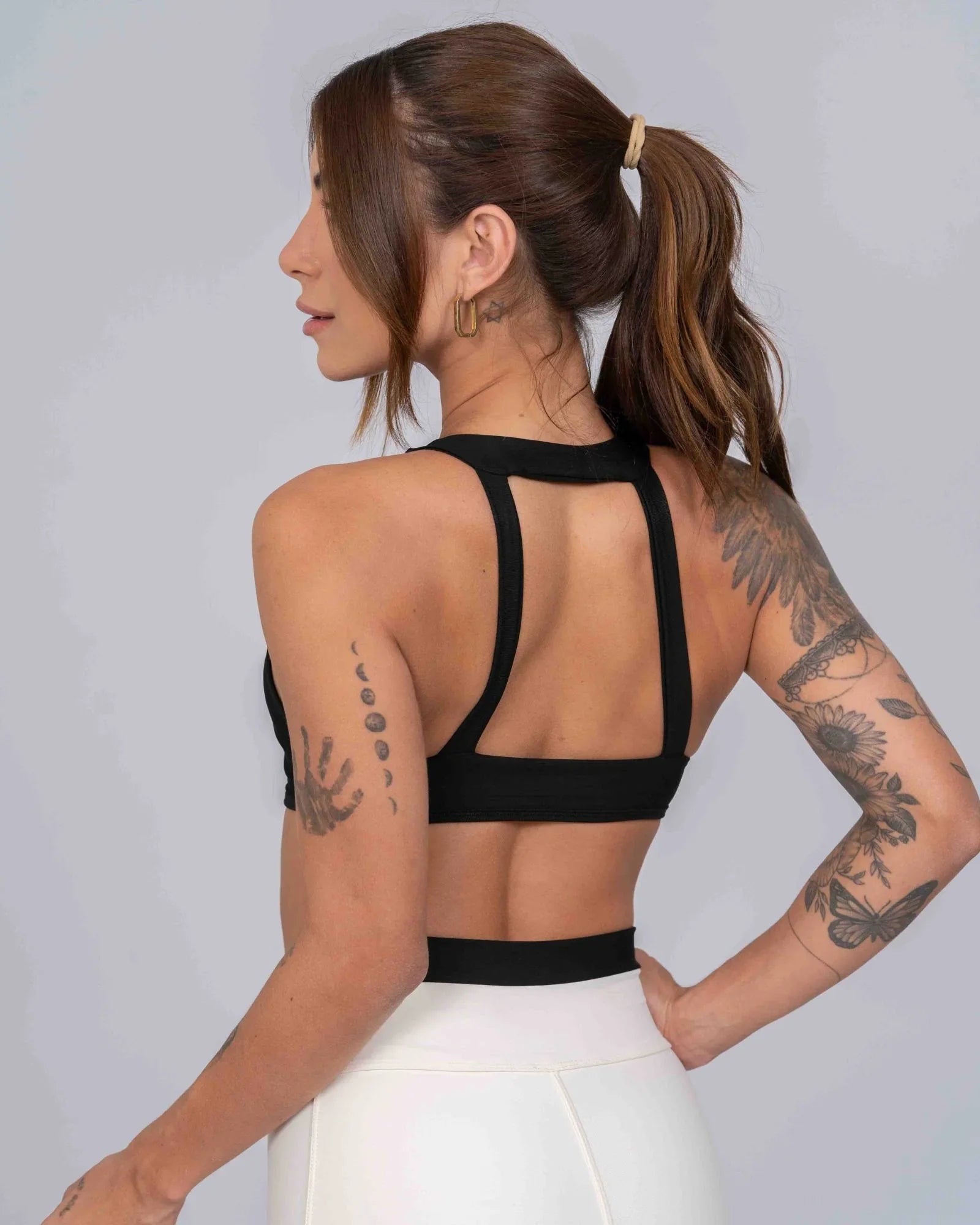 Top Fitness Madu Super Black - Maré Maria moda fitness