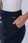 Calça pantalona beach preta - Maré Maria moda fitness