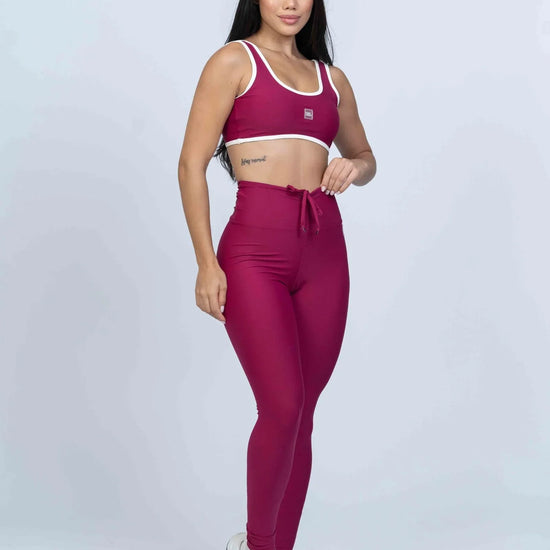 Calça Legging Slim Rouge S/empina bumbum - Maré Maria moda fitness