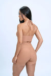 Top Fitness Niara Mocha Mousse - Maré Maria moda fitness