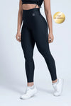 Calça Legging fitness Classic Preta com compressão e sem empina bumbum - Maré Maria moda fitness