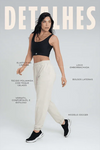 Calça Street Moletinho Jogger Luna - Maré Maria moda fitness