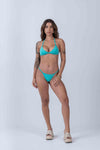Top Cortininha Fixo Verde Piscina - Maré Maria moda fitness