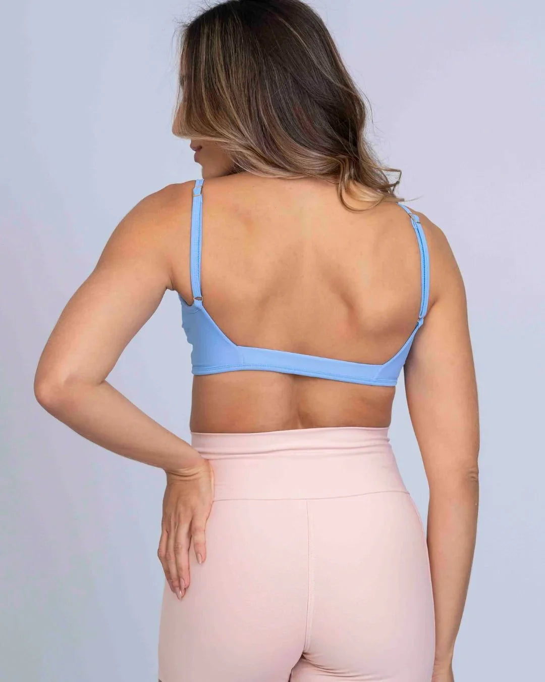 Top Fitness Fresh Azul Serenity - Maré Maria moda fitness
