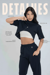 Dueto de Cropped Mach Preto com Luna - Maré Maria moda fitness