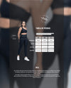 Calça Legging fitness Classic Azul Marinho compressão - Maré Maria moda fitness